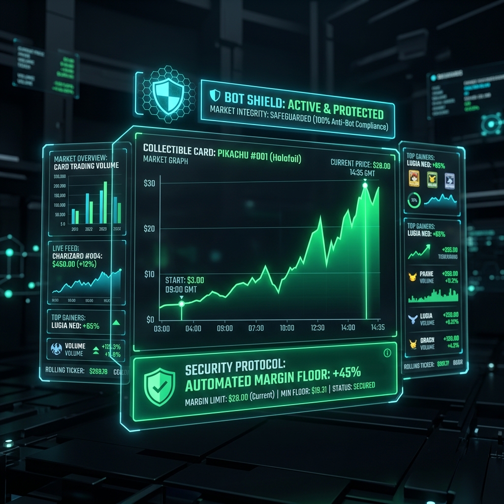 TCG Pricing Automation: How to Protect Your Profits from Tournament Spikes and Buyout Bots