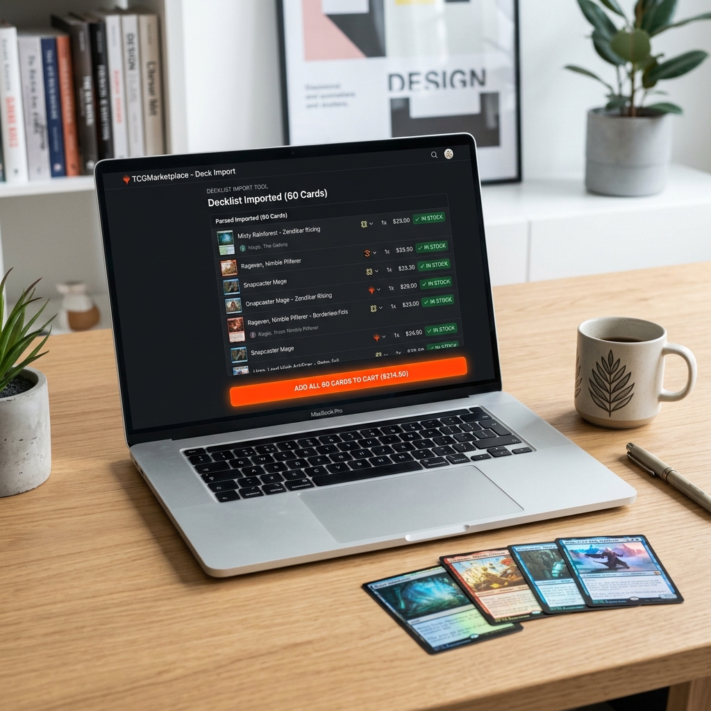 Why Your Card Shop Website Needs a 'Mass Decklist Paste' Tool (And How It Doubles Cart Sizes)